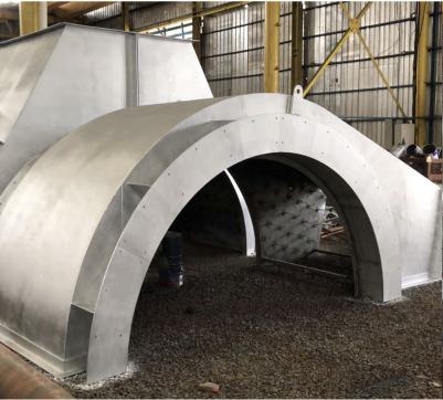 Inlet Top Casing Dryer Shell